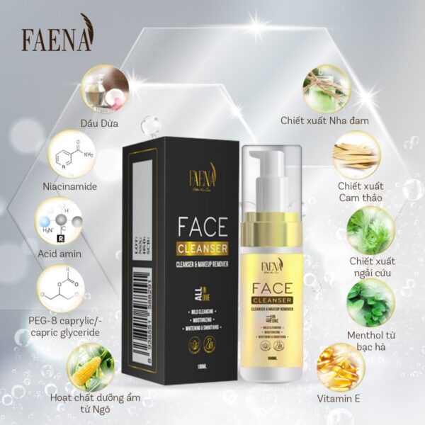 Sữa rửa mặt & tẩy trang Faena Face Cleanser