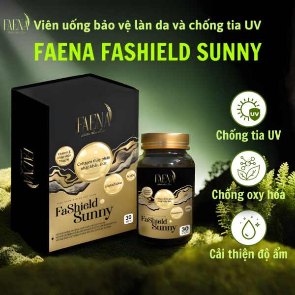 Viên uống bảo vệ làn da chống tia UV FAENA Fashield Sunny